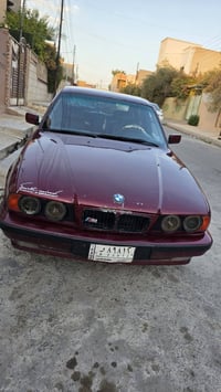 BMW525 1990 كير ومحرك بشرط/ تبريد ثلج بالصيف /كشنات جلد /فتحة سقف /داخ...
