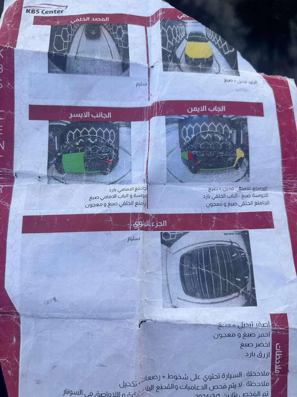 سلام عليكم سبكتره 2007 رقم بابل بسمي سنويه ل2027 ضرره موضح بلفحص تبريد ثلج ب83 وبيه مجال مكاني كربلاء الحسنييه ***********
