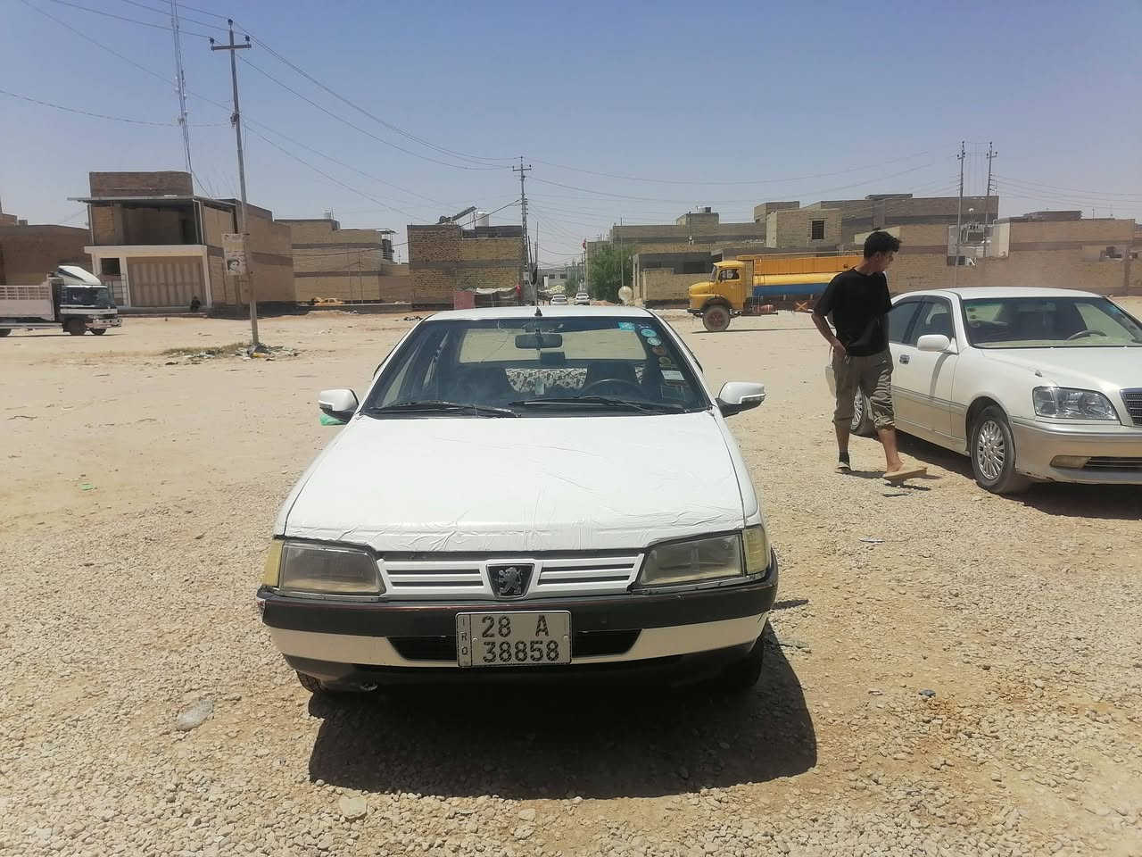 السلام عليكم بيجو 405 موديل 10 رقم انكليزي دولي نجف للاستفسار هاذة رقمي ***********
