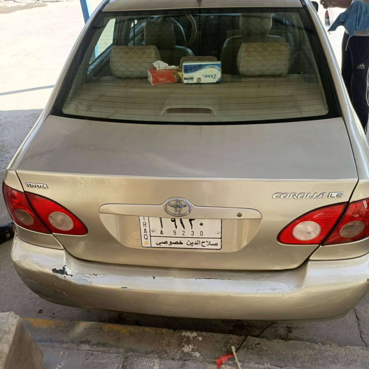 سياره كورله نحله موديل 2008جاهزه صبغ حزام بدون داخل ظررقطعه وحده مبدله مابيها ليبل جاملغ سايق والباقي ليبل واحد سياره باسمي شرط تحويل اربع ارقام دولي شرط لكير والمحرك والباقي كله شرط سعر 90وبيها مجال ..سياره مكانها تكريت .***********
