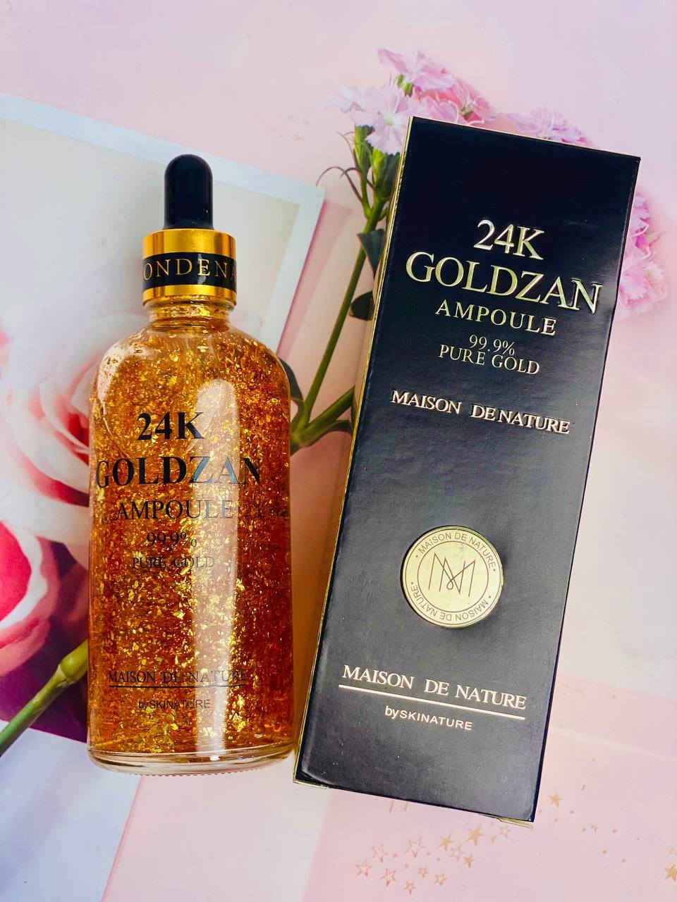 ✨ سيروم الذهب 24K للنضارة والفخامة ✨  

دللي بشرتج بسيروم الذهب 24K Goldzan Ampoule من Maison de Nature 💛  
تركيبة غنية بجزيئات الذهب تساعد على:  

💫 إعطاء البشرة إشراقة ولمعان طبيعي  
💫 ترطيب عميق ونعومة واضحة  
💫 تحسين مظهر البشرة وجعلها أكثر حيوية  
💫 تقليل مظهر التعب والخطوط  

قطرات قليلة يومياً وتلاحظين الفرق ✨  
بشرة أنعم… أصفى… ومليانة إشراقة ذهبية 👑  

السعر 6 الف


**إذا كنت صاحب هذا الإعلان وتريد حذفه لأي سبب، رجاءا أرسل رسالة إلى الدعم الفني**