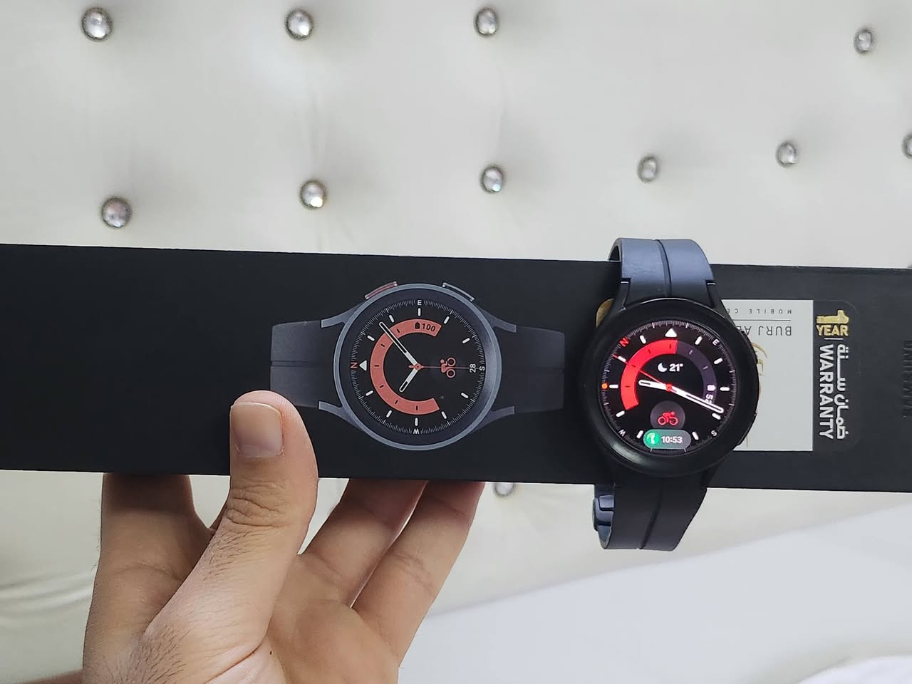 galaxy watch 5 pro 45mm
ساعة جالاكسي 5 برو نظيفة 99% بدون أي تلف بدون خدوش بحالة جيدة تأتي مع العلبة الأصلية والشاحن 150 ألف دينار مقفلة التوصيل متاح


**إذا كنت صاحب هذا الإعلان وتريد حذفه لأي سبب، رجاءا أرسل رسالة إلى الدعم الفني**