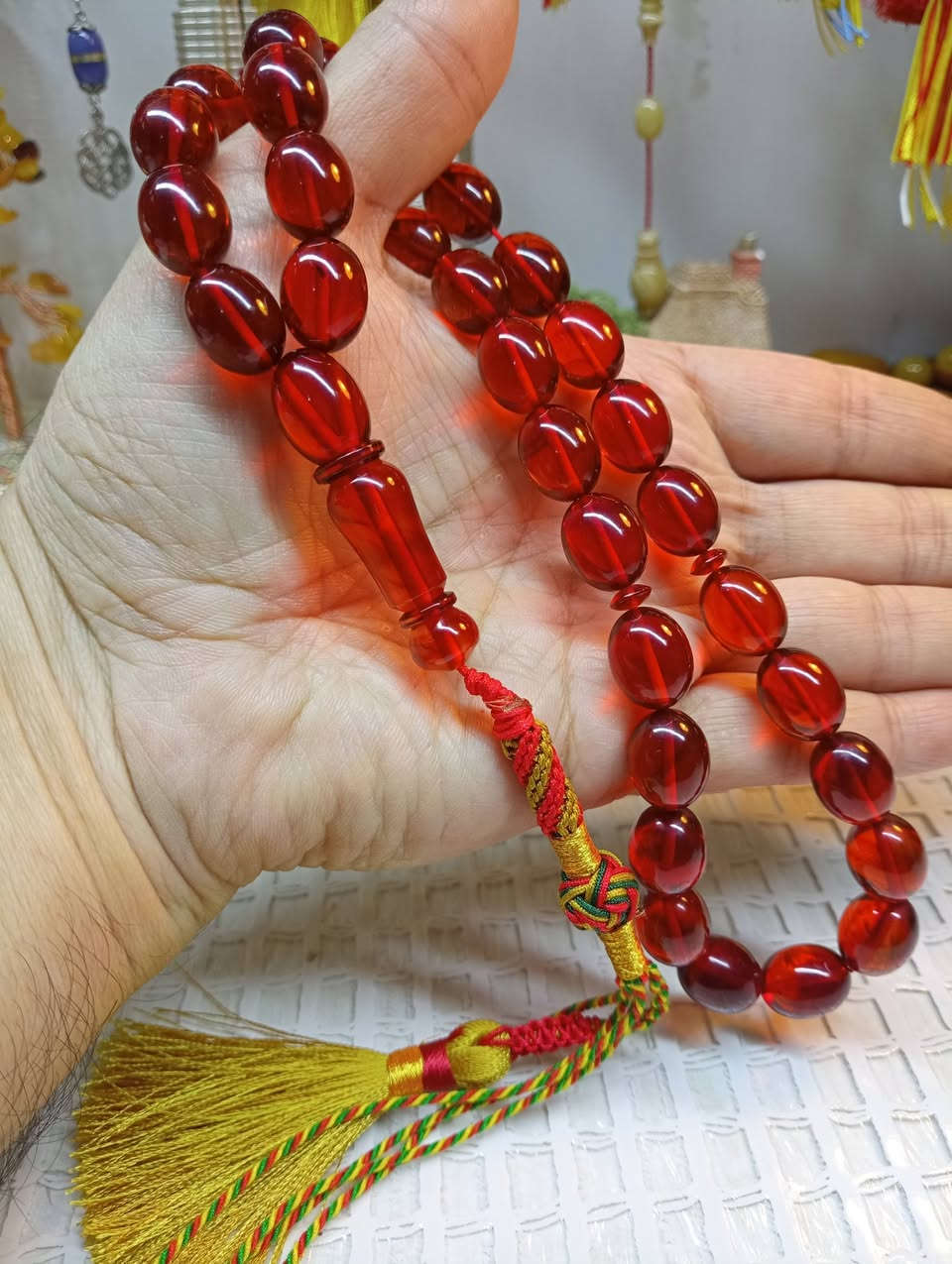 السلام عليكم
مسباح فاتوران عسلي عرگ دخاني قطعه جمال ودلال خامه اصليه ذمه جراخة حسين زايد كركوشة خليجي 
الوزن 51 غم القياس 12 * 16 العدد 33 خرزه 
السعر 30 الف يتوفر خدمة توصيل كافة المحافظات 5 آلاف


**إذا كنت صاحب هذا الإعلان وتريد حذفه لأي سبب، رجاءا أرسل رسالة إلى الدعم الفني**