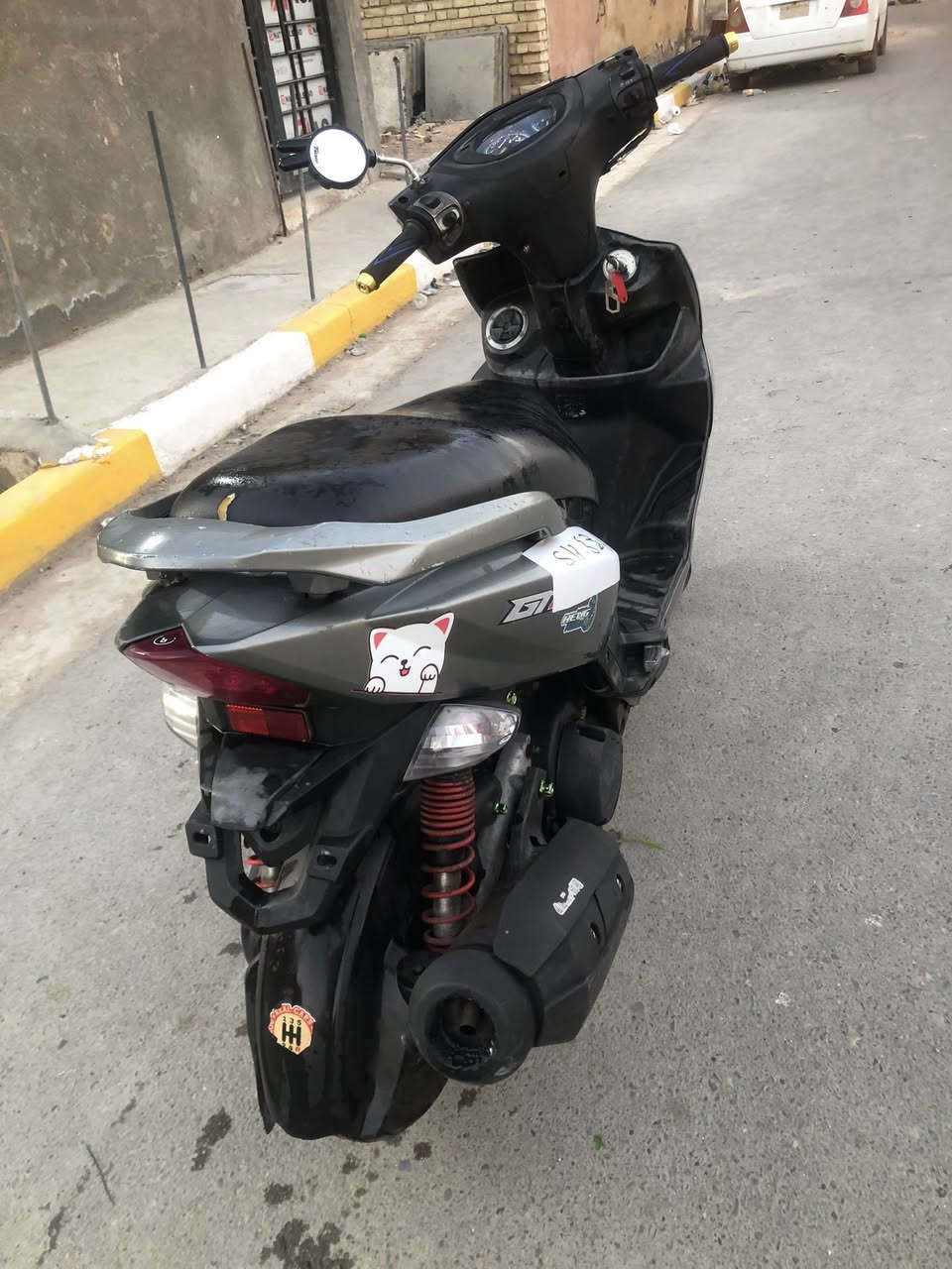 السلام عليكم جيتي ار موديل 11 مال رمبه صاله شهر من نازله من الرمبه ختم واحد  دراجه بعدها عل البلاد برغي ما مفتوح بيه دراجه كامله مكمله كلشي ما ناقصه كهربائيات شغالات 🛑ملاحضه الدراجه بس سلف نوزل ميجي بيه هندر الرقم ***********
