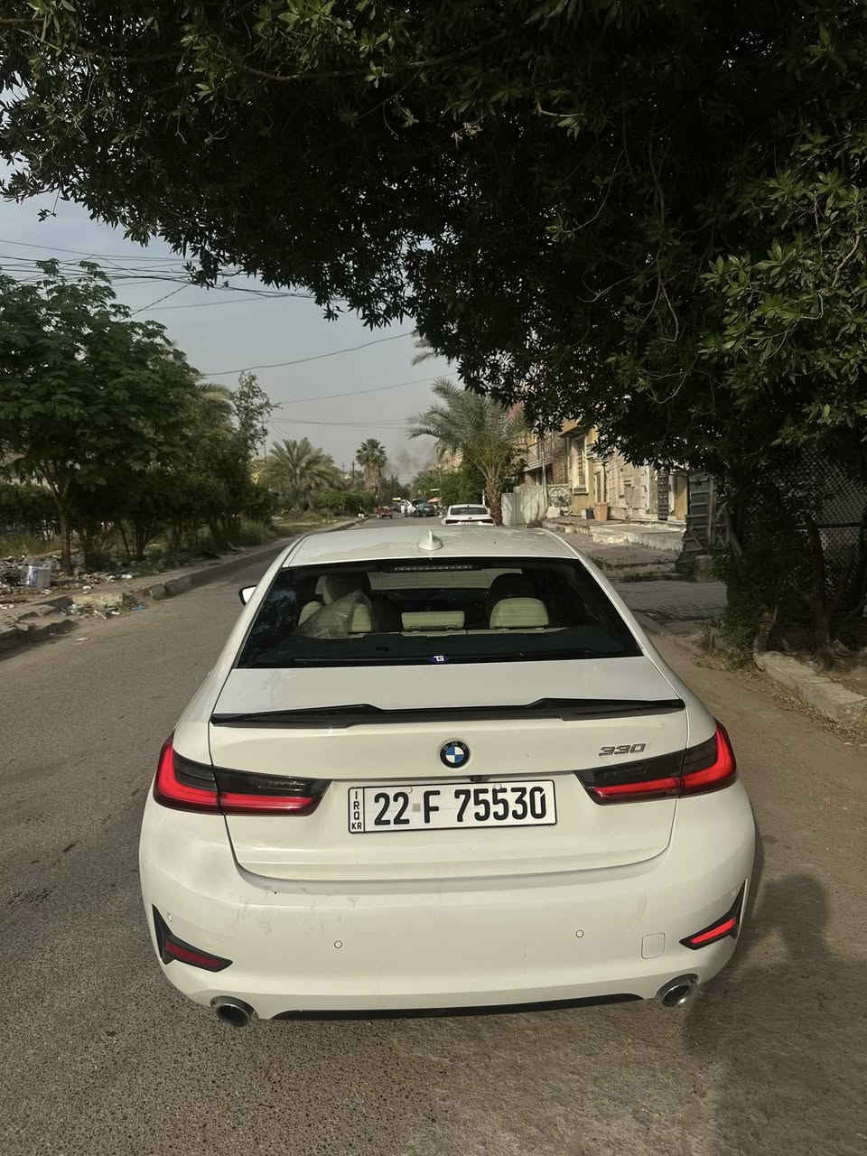 السلام عليكم

BMW 330i 2021

رادارات 360درجة 🌟

حساسات امامية خلفية ☄️

كامرا خلفية 

داخل جلد بيج بلادي 

تدفئة كراسي 

كراسي كهرب 

لايتات زينون. بلادي 

كراسي ميموري 

السيارة ماشية 62 
حادثها بس باب ومبدل نفس اللون  

مكاني غزالية 

*********** واتساب
