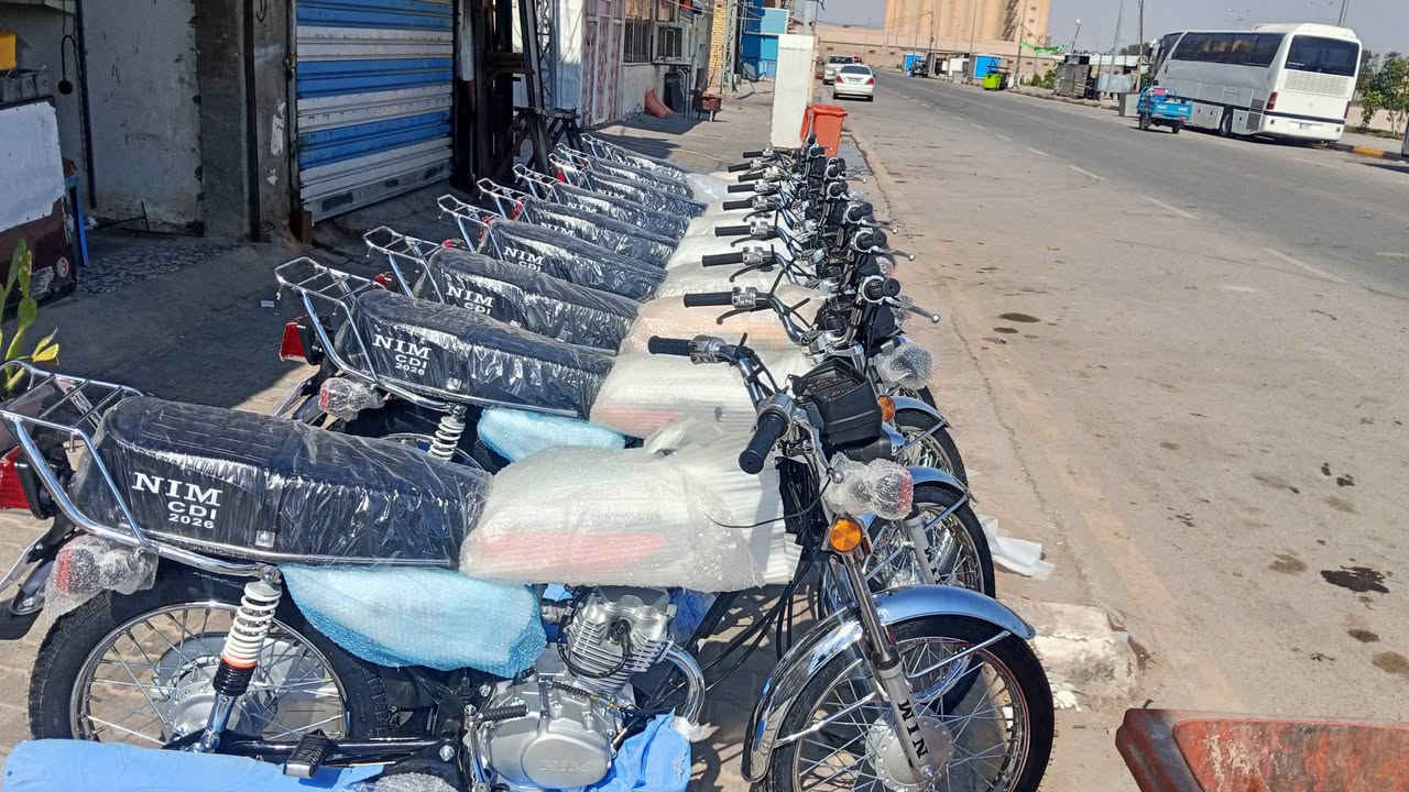 معرض أبن الحجي كوت الكريميه 🏍️ 🔥 🏃 

سلام عليكم شباب على بركت الله وصلت وجبت دراجات اربعه كير نامه سكنر موديل 26  سعر 825 قفل شراي بيه خير ويدلل للنقاش تجي وياه 6 أوراق مو 5  
العنوان واسط كوت الكريميه 
الاتصال.  ***********
