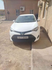 كورولا 2018 وارد أمريكي حادثها چامرلغ أمامي فقط 07737366359