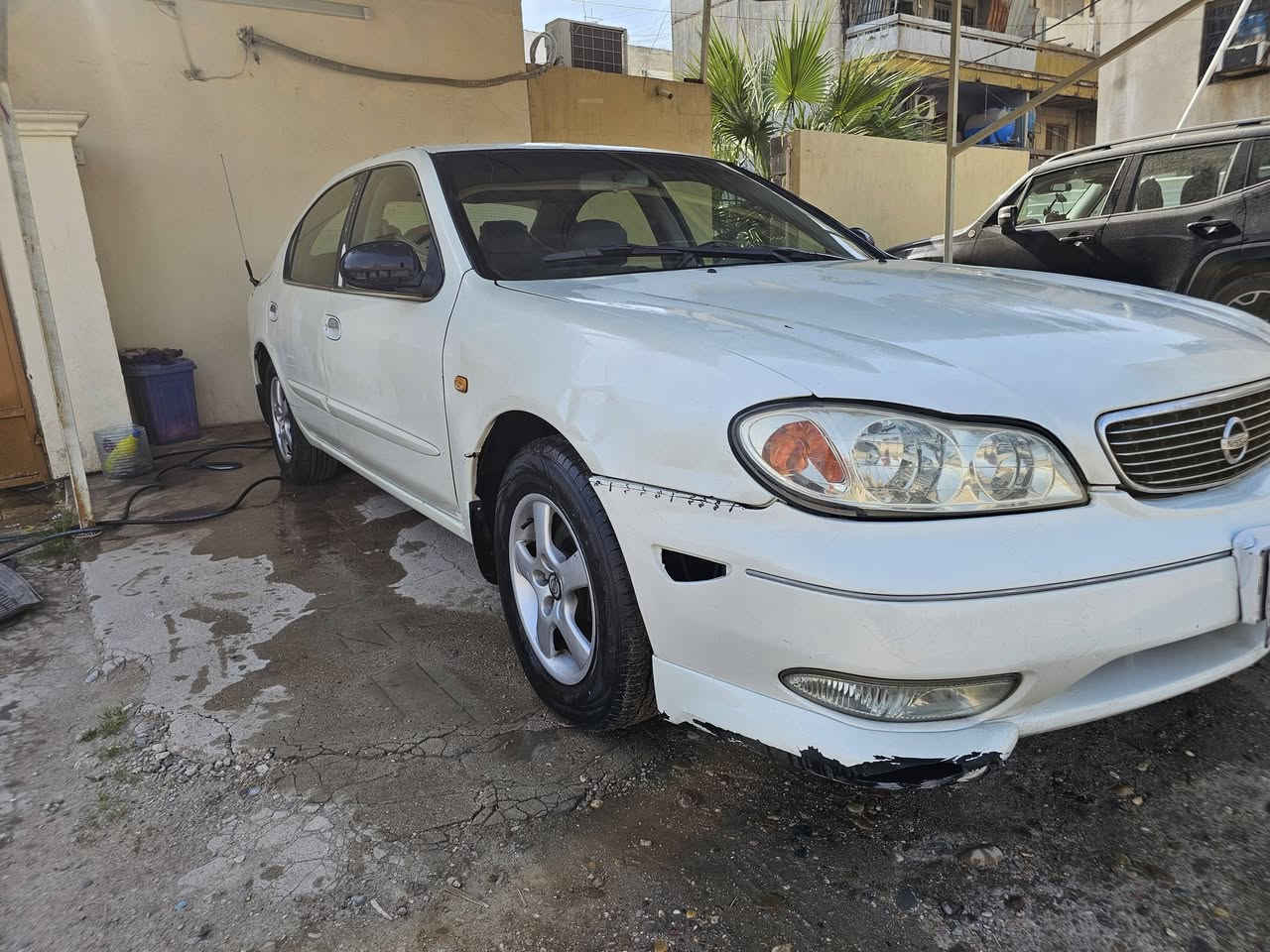 نيسان مكسيما 2002
محرك 2000 v6
رقم بغداد الماني
السنوية نافذة لغاية 9 /2026
تبريد شغال ومعروف تبريدها
شغالة وتمشي 
ابيع رقم وكوم حديد
بغداد ***********
