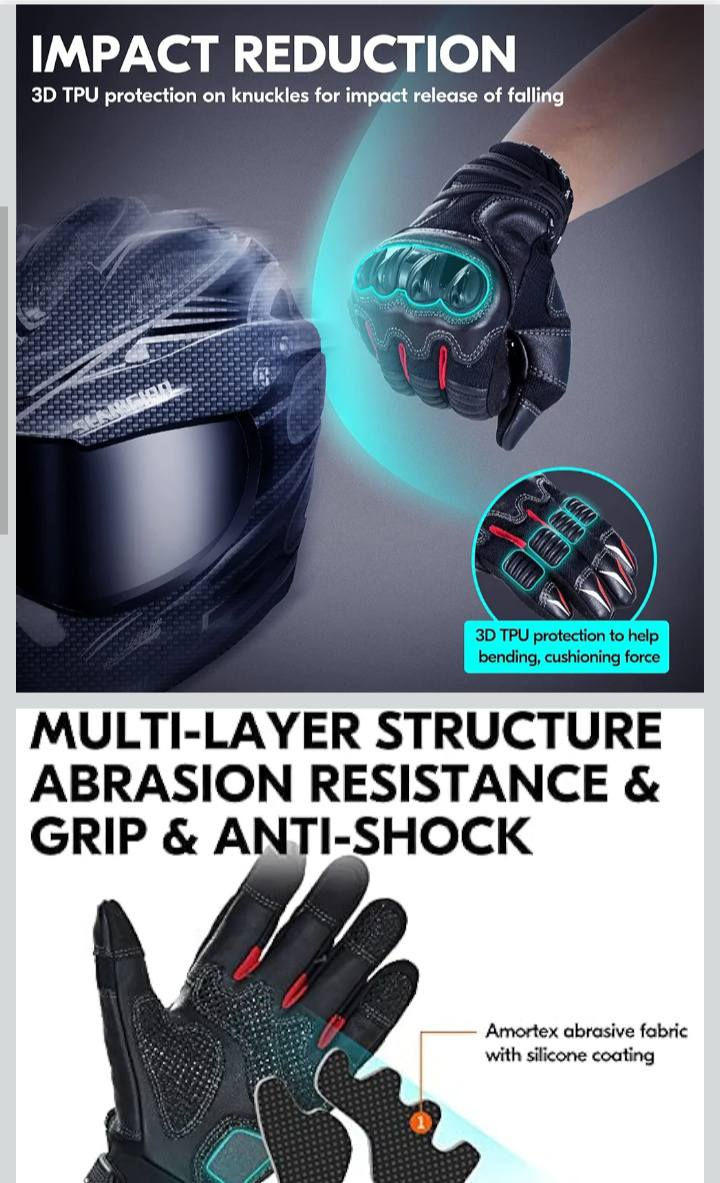 قفازات الدراجات النارية تعمل باللمس بالكامل من فيجو، قفازات سباق باور سبورتس، مضادة للصدمات، حماية للمفاصل، قفازات عمل شديدة التحمل
السعر ١٥ الف فقط
يتوفر توصيل لكافة محافظات العراق


**إذا كنت صاحب هذا الإعلان وتريد حذفه لأي سبب، رجاءا أرسل رسالة إلى الدعم الفني**