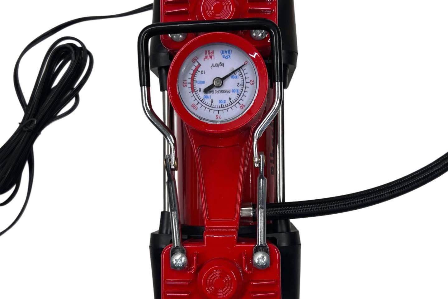 كمبريسر هواء محمول Bihart للسيارة 12V – ضغط قوي حتى 150 PSI

• كمبريسر هواء محمول من Bihart مصمم لنفخ إطارات السيارة بسرعة وسهولة، بحجم عملي وأداء مناسب للاستخدام داخل السيارة.

• يعمل على DC 12V ومناسب للاستخدام عبر منفذ 12V في السيارة.

• يوفر تدفق هواء أقصى 85 لتر/دقيقة لسرعة أفضل في النفخ.

• يدعم ضغط تشغيل أقصى 150 PSI مع إعادة تشغيل حتى 200 PSI.

• مزود بـ خرطوم هواء بطول 6.5 مع عداد ضغط ومشابك نحاسية صلبة.

• يحتوي على إضاءة LED ساطعة مع تشغيل سهل وتقنية ثبات أثناء الاستخدام.

• يتضمن حماية حرارية أوتوماتيكية للمحرك ضد ارتفاع الحرارة، مع حقيبة حمل قوية مرفقة.

• العلامة التجارية: Bihart
• نوع المنتج: Air Compressor / كمبريسر هواء محمول
• نوع الطاقة: DC 12V
• أقصى تدفق هواء: 85 لتر/دقيقة
• أقصى فولتية: 13.8V
• أقصى سحب تيار: 30A
• أقصى ضغط تشغيل: 150 PSI
• أقصى ضغط إعادة تشغيل: 200 PSI
• أقصى حرارة محيطة: 60°C
• أدنى حرارة محيطة: -55°C
• زمن التشغيل الأقصى: 40 دقيقة عند 40 PSI
• درجة الحرارة لزمن التشغيل: 24°C

السعر #35 الف والتوصيل مجاني
للطلب مراسلة الصفحه
او مراسلة على الواتساب 
***********

