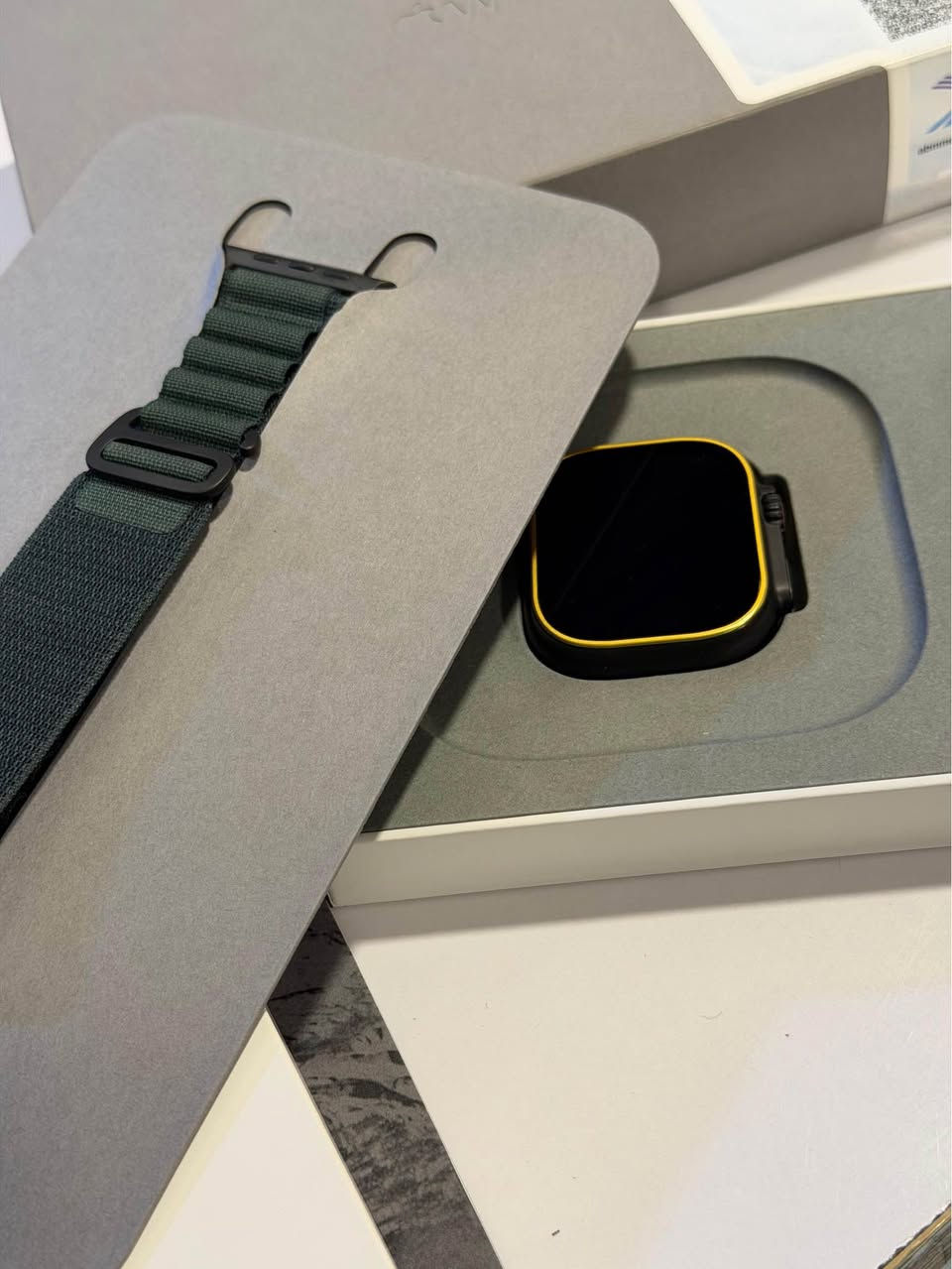 ساعه أبل ⌚️Black Edition🖤♟️🔥
Titanium black
الباند الزيتوني الغامق
ساعة رجال الاعمال 👮🏻‍♂️🕵🏻‍♀️👷🧑‍🎓👨‍🏫👩‍💻👨🏻‍💼
‎                  اللترا  2️⃣🔥🔥الاسود
حجم  4️⃣9️⃣  ⛩️
               بطاريه  1️⃣0️⃣0️⃣🔋
 نظافه  1️⃣0️⃣0️⃣💯💯
                 ذاكرة  6️⃣4️⃣  💾👉🔥🔥
اقوة ضمان ABM
لاسق حمايه اصلي فريم
‎مركز سيمو المايسترو دورة شارع الصحه
👉👉***********
اتصال 📞واتس اب /للحجز
تابعني 👉👉👉👉👉👉 بغداد, العراق
