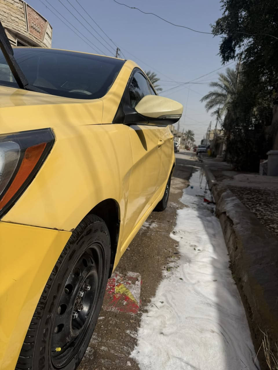 سلام عليكم اكسنت موديل ٢٠١٣ سياره امريكيه حادثه بابين سياره مصفره هئيه وغرمات رقمه كربلاء سعره ٧٥ وبيه مجال اتصال ***********
