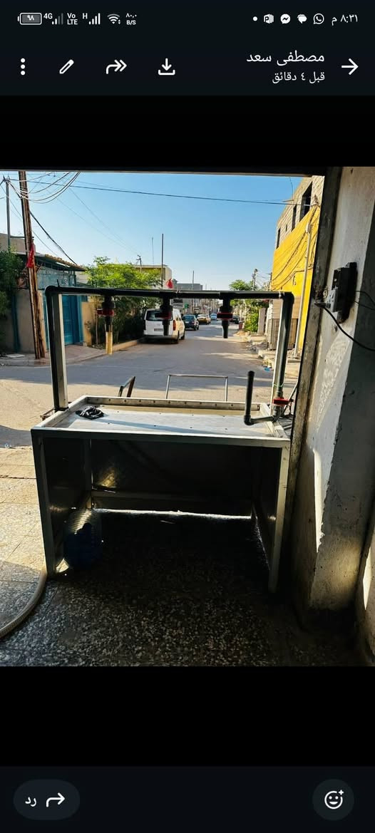 محطه تصفيه مياه ٱرو جديده استعمال شهرين ألف للساعه مع تانكيان 2بو5000مع ميز بدأت مع 1000قبق دبه السعر4مليون***********
