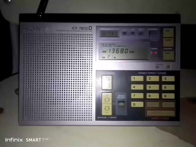 صوت رمانيا العالمي بالرغم من العواصف 
من الساعه 7:30 الى الساعة 8:00 مساءا
على الموجة القصيرة sw21m
التردد13680
الرمادي


**إذا كنت صاحب هذا الإعلان وتريد حذفه لأي سبب، رجاءا أرسل رسالة إلى الدعم الفني**