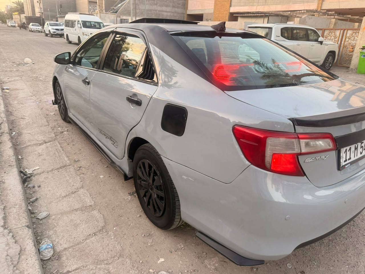 سلام عليكم كامري موديل ٢٠١٢
امريكي حادث جاملغ خلفي       رقم بغداد بأسمي تحويل مباشر 
لونها سلفر وصار بيها بلعراق صبغ عام تغير لون سمنتي 
مكينه ٢٥٠٠ 
مكينه كير داخل كله كفاله 
تحكم ستيرن شاشه 
مواصفات الكامري المعروفه 
السعر ٨٢ وبيها مجال 
غير متواجد ع فيس 
مكاني بغداد شارع فلسطين 
***********                      ***********
