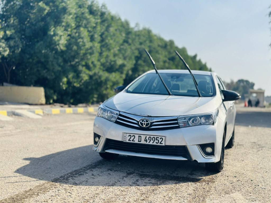 كورلا 2015/خليجي 
ماشيه 105 
فقط جاملغ وبنيد مصبوغه 
رقم اربيل جديد سنويه جديده 2031🇯🇵 
تخم تاير جديد 
تبريد ثلج منظومه جديده ☁️
السعر 120بيها مجال 
للاستفسار واتساب ورقم. *********** 
*********** بغداد, العراق
