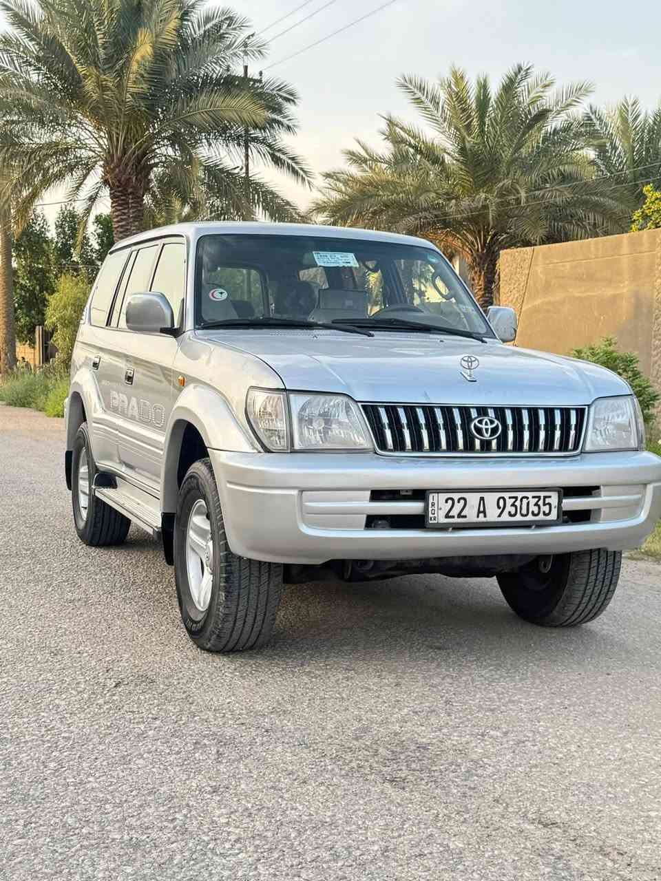 للبيع برادو 2001 رقم اربيل دولي وكاله او تحويل سياره كفاله عامه عدا البنيد صبغ فقط سياره 7 راكب تبريد ثلج حداديه تخم تاير كله جديد مكينه وكير خير من الله مكينه 6 سلندر  المكان بابل سعر 100 بيها مجال بسيط 
***********
