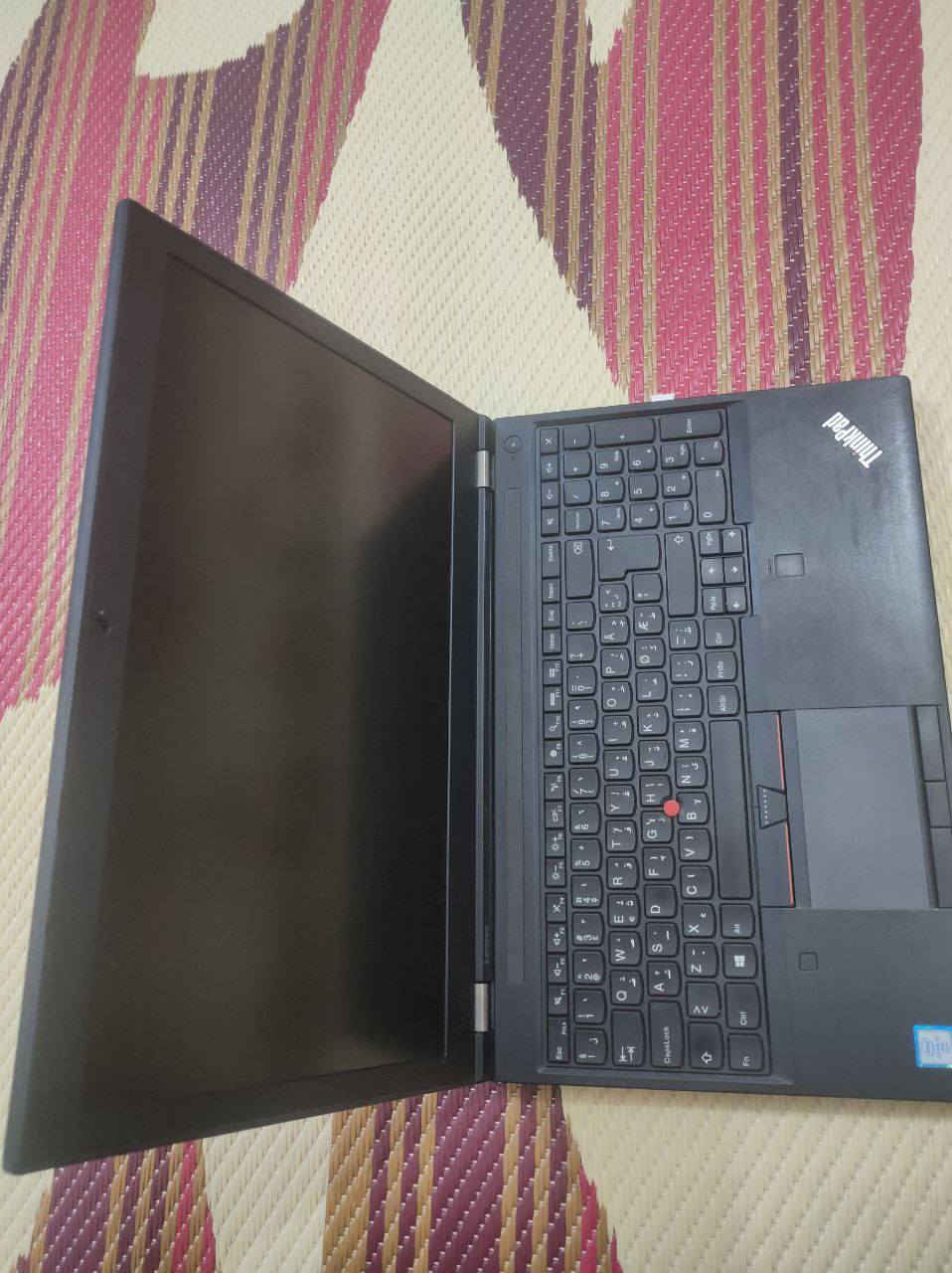 السلام عليكم
Laptop: Lenovo ThinkPad p50
CPU: i7-6820HQ
RAM: 16GB, 1 of 2 (بيها سلوت فارغ تاخذ رام اضافي)
Storage: 512GB, SSD
GPU1: NVIDIA Quadro M1000M 2GB share up to 8GB
GPU2: Intel HD Graphics 530 8GB
Monitor: IPS FHD (الscale مالتها كلش لطيف)

تشغل العاب خفيفة ومتوسطة بكرافكس حلو
السعر: 400 الف
مكاني كربلاء الحر

telegram: @ittyro
phone: +9647721391051
