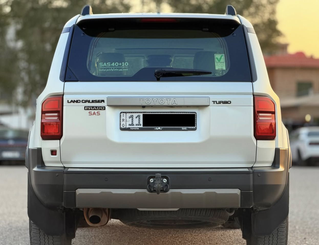 سلام عليكم.... اخوان عندي برادو 2024  (R3)استلام شركة ساز ماشيه 24 الف فقط  وبالضمان لون ابيض رقم بغداد بأسمي وتحويل مباشر  السياره مكفوله من كلشي ومغلفه بالكامل ابيض طافي سعرها 48800$ واي استفسار هذا رقمي *********** 
مواصفاته 
سلايد 
كشنات جلد وكهرباء لون بيجي 
باب خلفي كهرباء 
فور ويل 
سبعه راكب 
ثلاجه 
انظمة قياده 
لايت زنون
