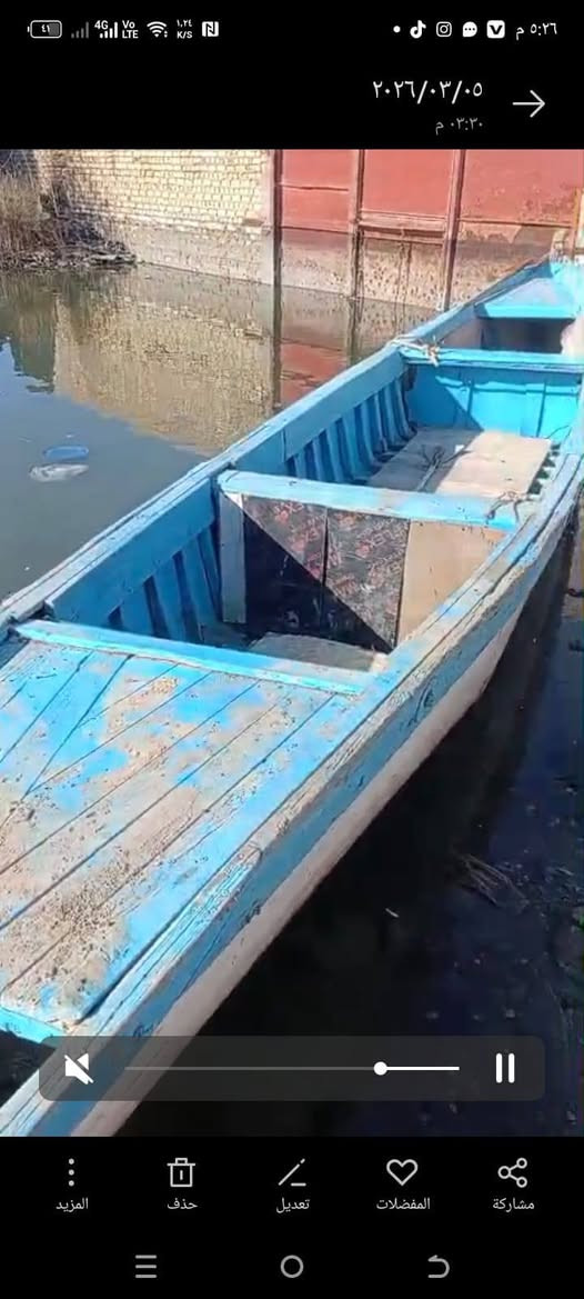 بلم ١٦ذراع ولعرض متر ٢٥ بلم فافون قوي البرطاني للبيع ماكنه شط العرب التنومه سعر ٣٥٠   ***********
