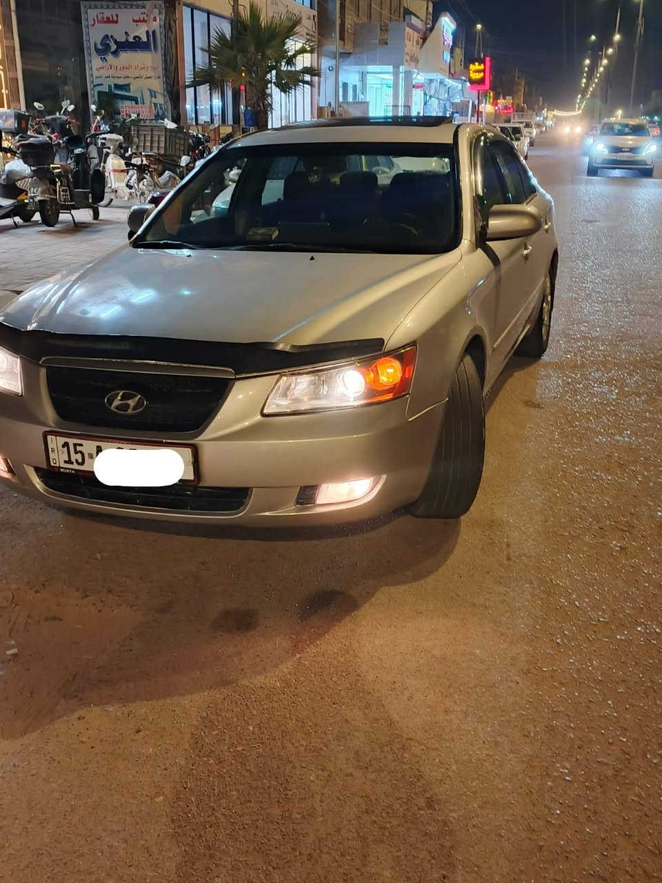 السلام عليكم سوناتا موديل 2008 لوحه انكليزي  انبار شرط التحويل وارد أمريكي لون سلفر 
محرك 2400 دوش مامفتوح كير جيد جدآ حداديه جديده سلايت تحكمات كشن كهرباء سياره جاهزه ومصبوغه حزام جماليه بدون ضربه بجم كبس السعر 97 ومجاله كلش قليل عنوان فلوجه تفاصيل اتصال ***********
