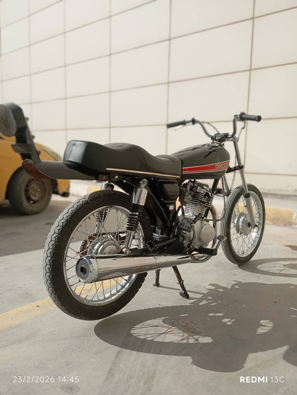 السلام عليكم دراجه للبيع محرك نامه مفتوح ولفات فقط كلك كلك سعر 600 وبيها مجال مكان  مركز ماتشتري لاتراسل ***********
