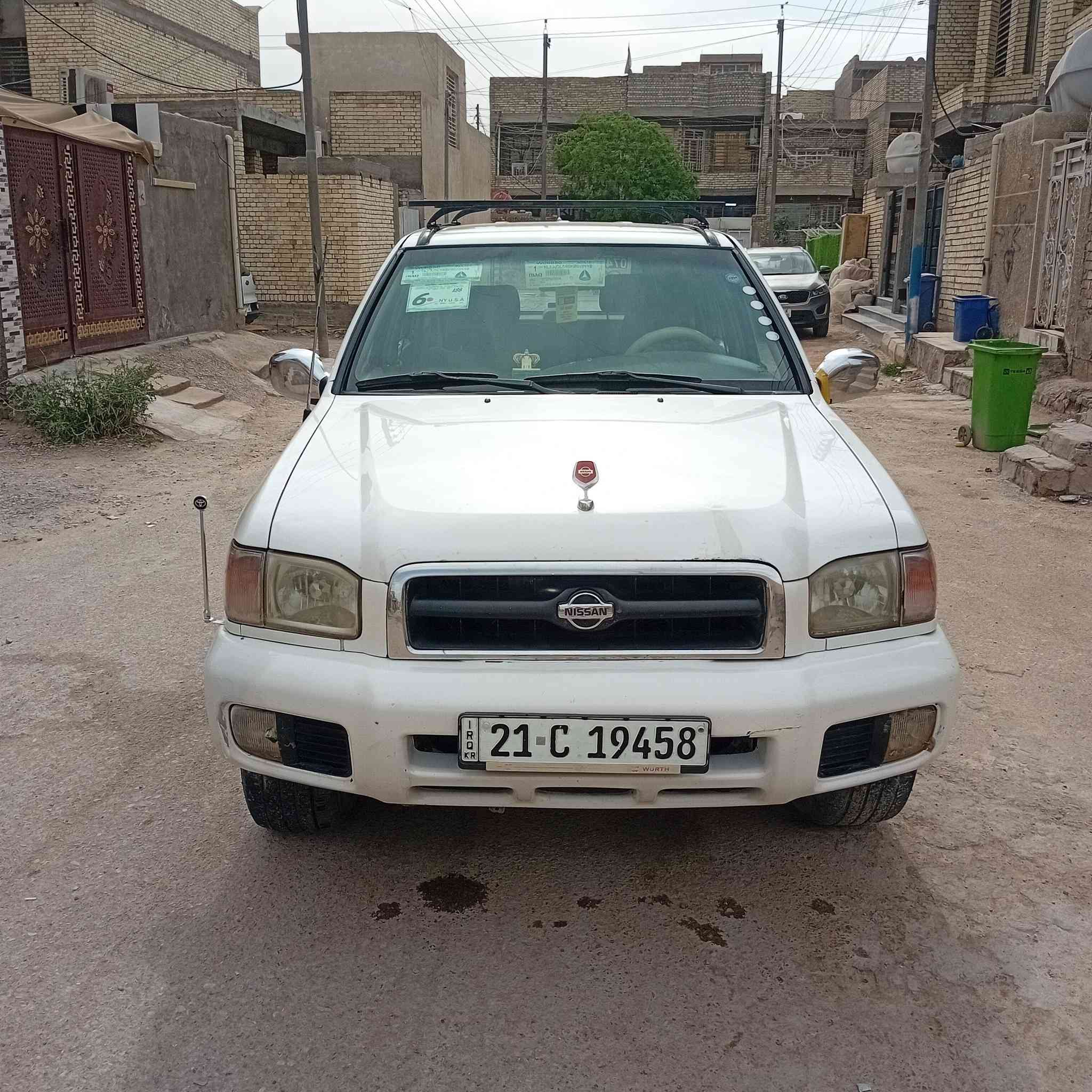 نيسان بافندر موديل ٢٠٠١ سياره جاهزه من كلشي سياره بلاديه بدون حادث بدون صبغ مكينه وكير تبريد تخم تاير صدر جديد رقم سلمانيه نكليزي تحويل ثاني يوم سعر ٥٨ بيهه مجال بصيط مكان سياره بغداد ***********
