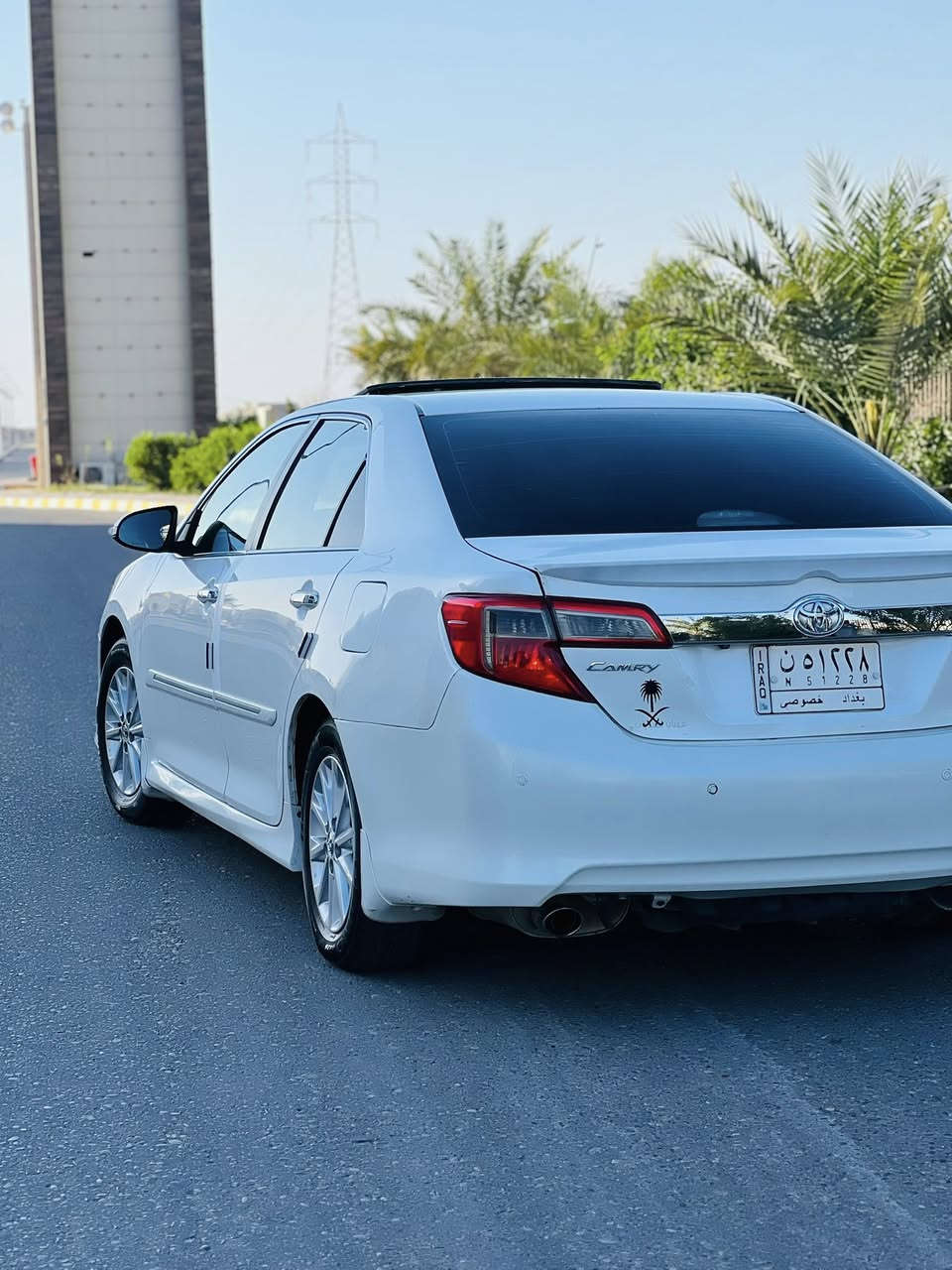 كامري 2012 خليجي فول GLX 1/1
رقم بغداد مشروع وطني تبريد قطعتين شرط
فتحة سقف برده خلفيه ترحيب داخلي 
محرك 2.5 شرط مامفتوح 
دبل گزوز فئة سبورت شركة ساير 
السياره مكفوله من الصبغ بيها مكانين بارد فقط
السعر 145 
للأستفسار التواصل خاص او الاتصال ***********/***********
