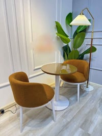 ميز استراحة • كراسي بوهيمي • طاولة حديد جام