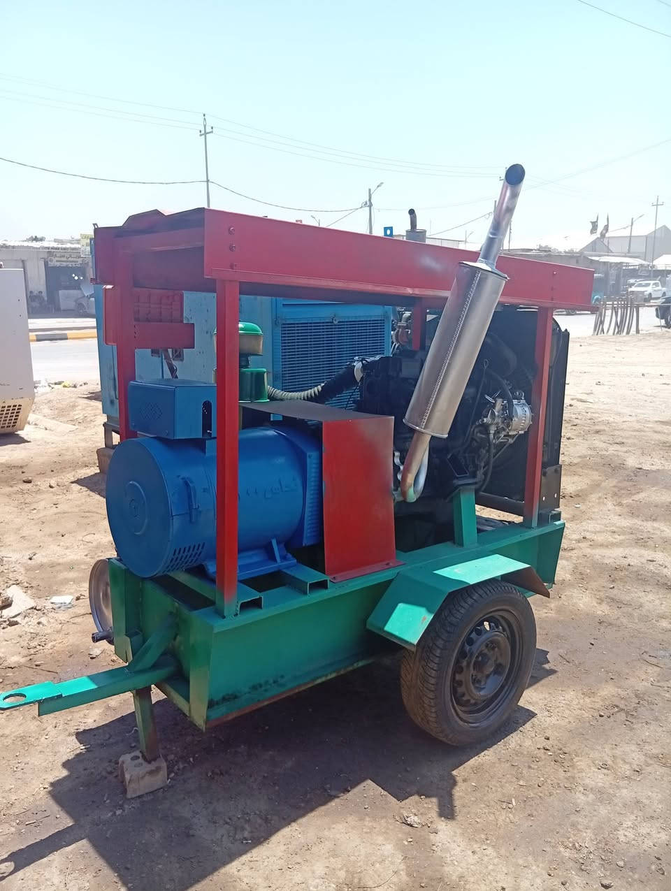 كيا بنكو 8 ثكالات 2701 توليد 30 كيفي ثري فيز نحاس ماركه دولفين سقيفة وسحب تايرات وراديتر دبل وخزان وقود بسعر 17 ورقة المكان واسط صويره معمل سيف البيضاني للمولدات الحى الصناعي ***********
