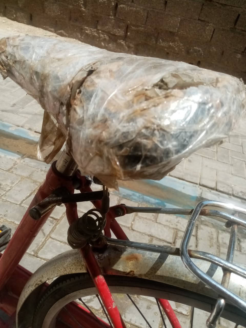 بايسكل بناتي نضيف شغال او حلو مثل ما موضح بالصورة بس بيه مشكلة جوة السرج اكو قفل كا اعرف افتحة يعني ما أكدر ابدل السرج سعرة ٤٠ نهايتة واصل داخل المدينة او بالقرب منها


**إذا كنت صاحب هذا الإعلان وتريد حذفه لأي سبب، رجاءا أرسل رسالة إلى الدعم الفني**