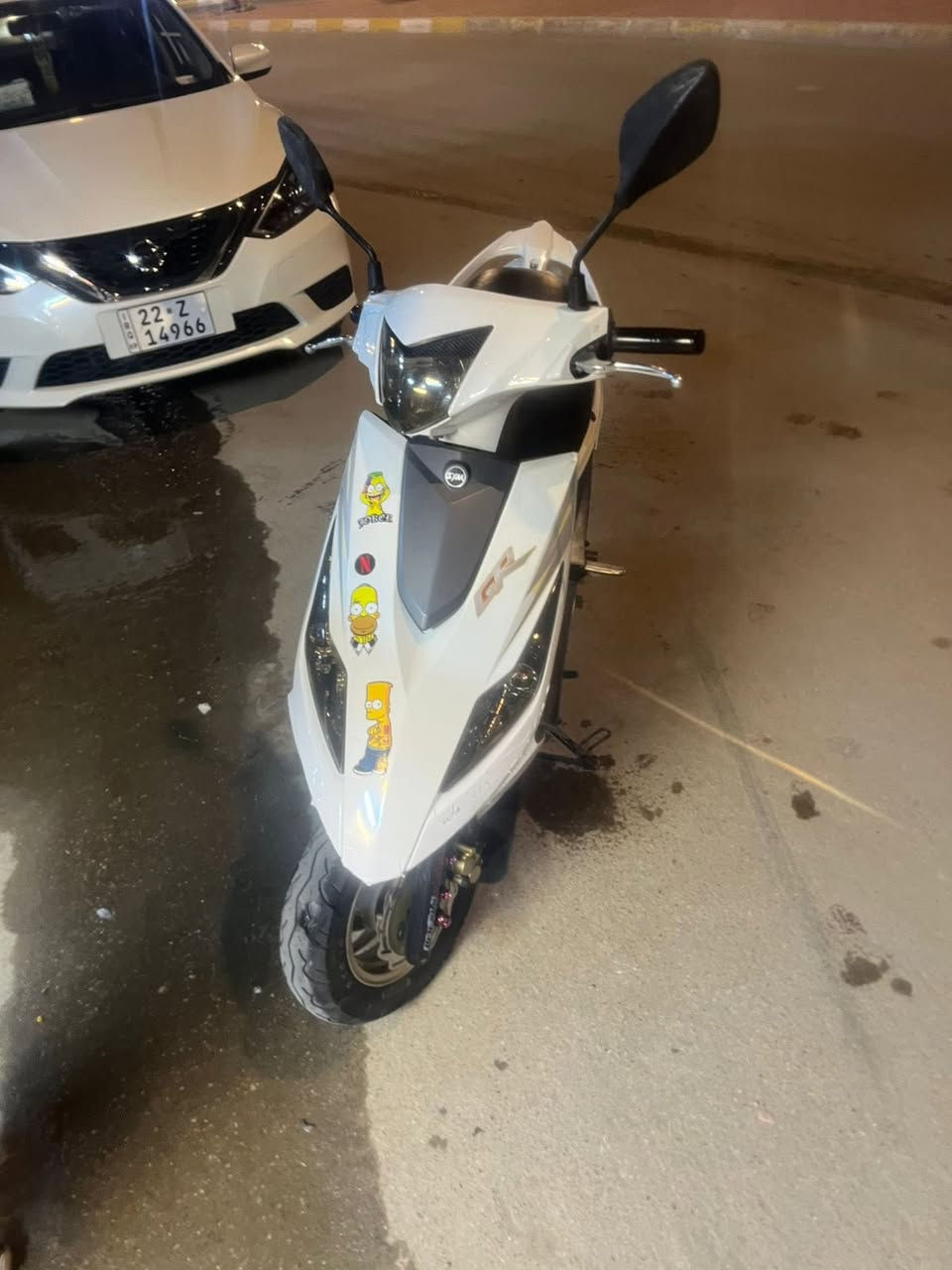 السلام عليكم 
سايم نحله 150 دبلين GR
دراجه نضيفه ومحرك نضيف 
دراجه جديده أوراق كامله منفيس بيها بس تدفع كمرك وتسجل 
تايرات جدد دراجه جاهزه وحلوه 
سعر 8 ورقات بي مجال / مليون و200 عارضه 
مكاني رمادي 
***********
