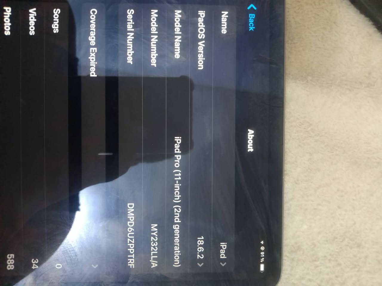 ايباد 11 برو m2
ذاكره 128 
نضافه 100/80 
السعر 550 
مكاني ذي قار - شطره


**إذا كنت صاحب هذا الإعلان وتريد حذفه لأي سبب، رجاءا أرسل رسالة إلى الدعم الفني**