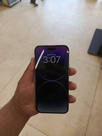 ايفون 14برو ماكس ذاكرة 256بطارية 81/ جهاز وتر سعر خاص أو الاتصال عل ال...