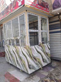 جام خانة للبيع 3متر ×العرض 2 تفصال مع مغلفة من الداخل +حديد ثقيل  بورد...