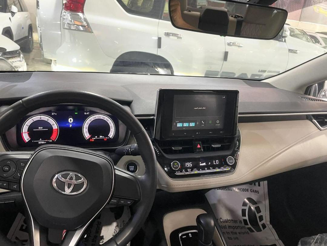 تويوتا كورولا 2023 وكالة جيهان ياباني
رقم مميز 

مواصفاتها معروفه 
فتحه 
اشاير بالمري وكهرباء 
شاشه كاربلاي 
عداد ديجتال 
بصمه 
دخول ذكي 
وغيرها هوايه 

كفالة من الضربة والصبغ والبارد 
كلييين 
عدا ( شخوط بسيطة قليلة ) 

السعر 168
للتواصل ***********
