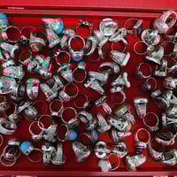 ١٠٠ خاتم • فضة ٩٢٥ • صياغة يدوية