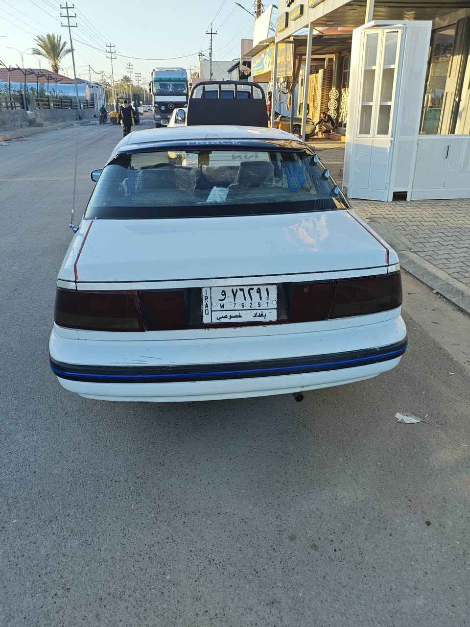 سلام عليكم دايو برنس للبيع موديل ٩٥ رقم بغداد مشروع وطني سنويه ٢٠٢٨ ..كير اوتوماتيك محرك مفتوح صدر تخم تاير كهربائيات كلها شغاله تبريد ثلج ❄️❄️سياره حلوه داخل كله جديد اناره دشبول وكشنات.. مسجل سماعات مضخم صوت ..وخارج سياره كلش حلوه مابيها اي نقص بشرط التحويل مباشر سعره ٤٥ وبيها مجال لطيبين العنوان الانبار الخالدية هاتف  ***********
