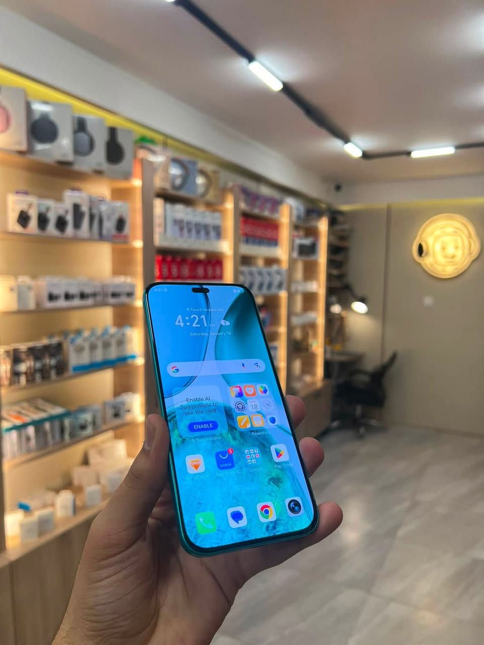 HONOR x8c 💚
بسعر 245 الف فقط مع كامل ملحقات🥰

الذاكرة 256GB

رام 8GB+8GB=16 

المعالج Snapdragon 685

البطارية 5000mAh

الكاميرا 108MP

بصمه بالشاشه 

تردد الشاشة 120Hz

جهاز كلش حلو ونظيف 😍

المكان موصل 
حي الميثاق قرب مسجد العدل 

للاستفسار 
***********
