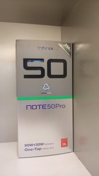 للبيع  انفنكس نوت 50 برو   ذاكرة 256/16  الجهاز جديد بعده ممشتغل ولامف...