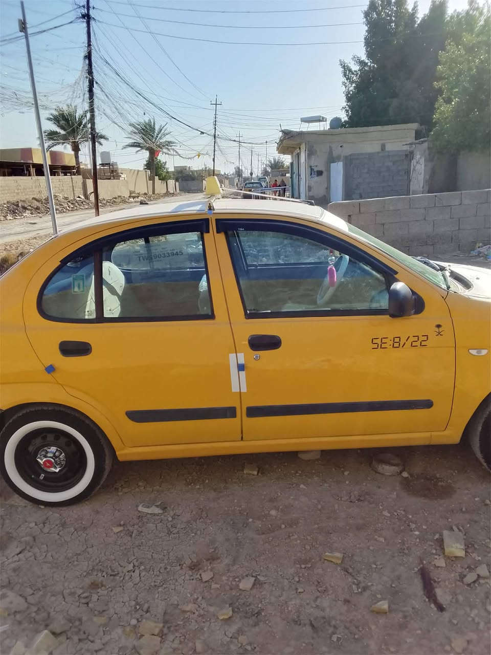 ياالله السلام عليكم
طيبة مديل 2015 سيارة جديدة وحلوه خير من الله 
گير مكينه ، لا تنقيص ولا تبخير
 صدر امامي خلفي جديد. ،، سيارة مابيها كل نقص
مصفره هيئه وغرامات تصفير جديد 
رقم انكليزي،  هزة جديدة 
سنوية ل2031،،  تخم تاير جديد 
كهربائيات جدد مابيهن نقص 
سيارة جاهزة من كلشي كبل للشارع وبالعافية ع الياخذها 
العنوان بغداد 
الرقم ***********
