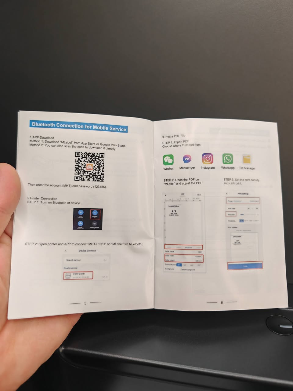 طابعة ليبلات ولواصق وباركود  سمارت و بلوتوث
متوفر طابعة حراية لواصق ليبلات، سمارت بلوتوث تطبيق على الموبايل، تربط على الحاسبة، جديدة غير مستعملة ،كوالتي ممتاز جدا، سريعة،
يوجد توصيل لجميع المحافظات ***********
