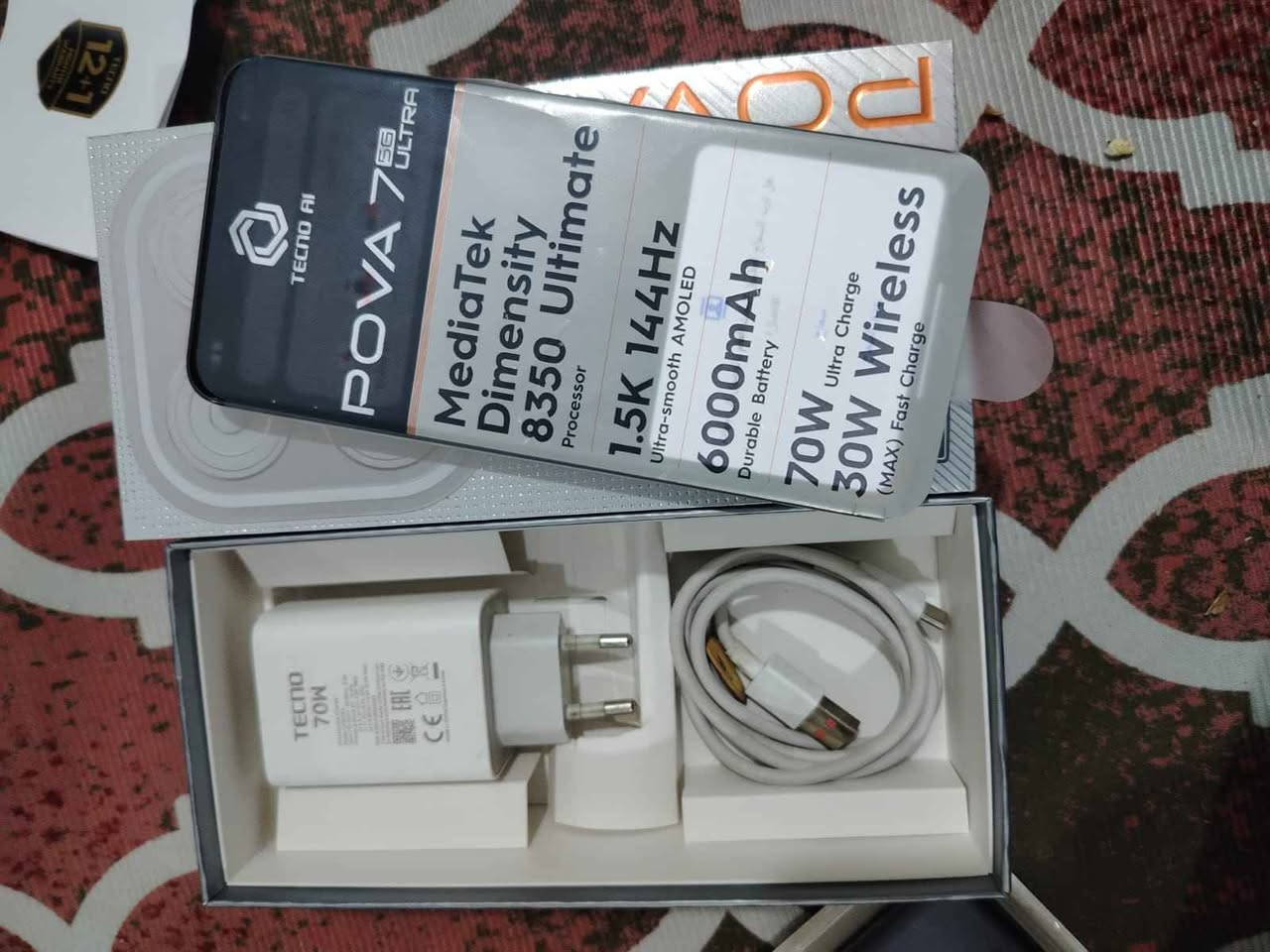 تكنو بوفا 7 الترااا 5G

120 فريم

.جديد كلش شخط مابي 

ذاكره 256 رام 24

شاشه اوملد بصمه بالشاشه 

144 هيرتز

بطاريه 6000

شاحنه 70 واط

كامل غراضه النجف, العراق


**إذا كنت صاحب هذا الإعلان وتريد حذفه لأي سبب، رجاءا أرسل رسالة إلى الدعم الفني**