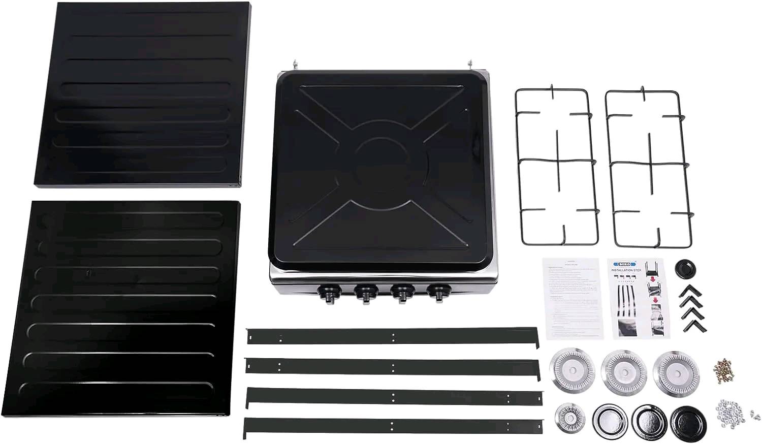 طبّاخ غازي  Cook Maker– ستاند حر (Free Standing)
اختيار عملي للمطبخ والرحلات والاستخدام اليومي 👌
🔹 4 عيون غاز قوية توزيع حرارة متوازن للطبخ السريع
🔹 إشعال يدوي بسيط وعملي
🔹 سطح حديد متين مطلي بطلاء مقاوم لدرجات الحرارة العالية
🔹 غطاء علوي حديد يحمي العيون ويحافظ على النظافة
🔹 ستاند ثابت مع رفّين سفليين لترتيب القناني والأواني
🔹 مفاتيح تحكم أمامية سهلة الاستخدام
🔹 تصميم عملي موفّر للمساحة مناسب للمطابخ الصغيرة والكبيرة
🔹 جودة عالية جدا واعتمادية بالاستخدام الطويل
✅ مناسب للبيت، السطوح، الرحلات، والمطابخ الخارجية
🔥 أداء قوي وشكل أنيق وسعر اقتصادي