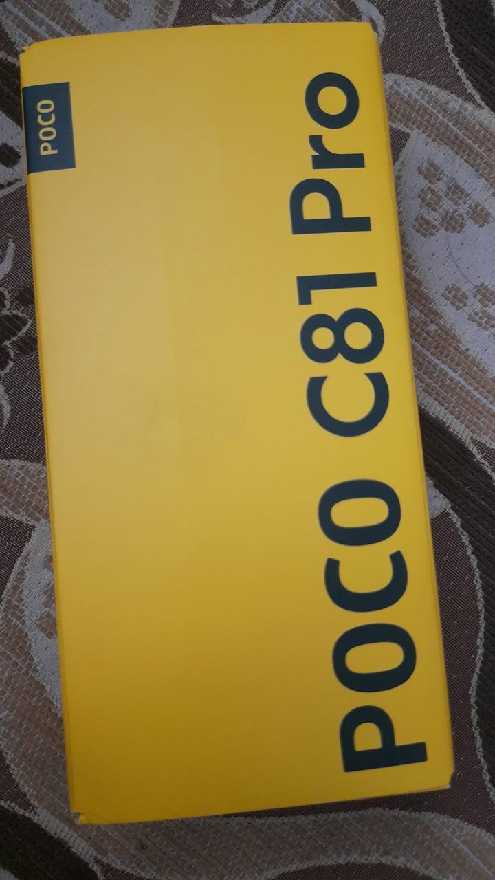 poco c81 pro مفتوح مامستعل 190 الف وبي مجال


**إذا كنت صاحب هذا الإعلان وتريد حذفه لأي سبب، رجاءا أرسل رسالة إلى الدعم الفني**