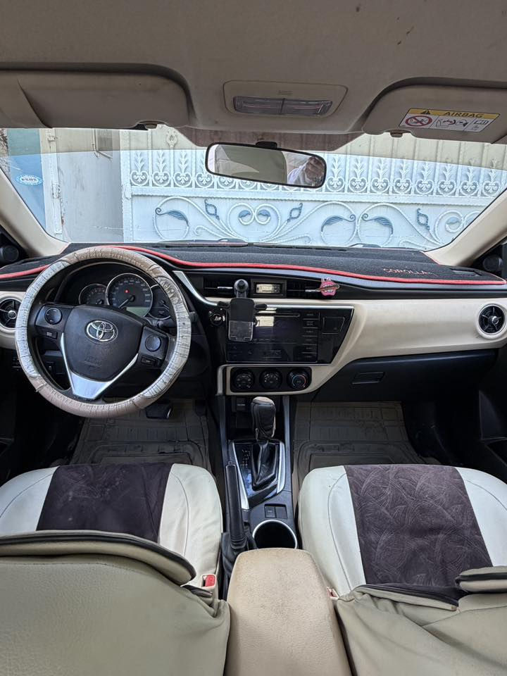 كورلا 2017 خليجي
جاملغ امامي بيها شبر سبغ بدون دواخل بدون ارباك
مكينه حجم 20
رقم و سنويه قديم ولكن بشرط تحويل
ماشي اقل من ١٦٠
سعرها ١٥٥ وبيها مجال 
مكانى كركوك 
***********
