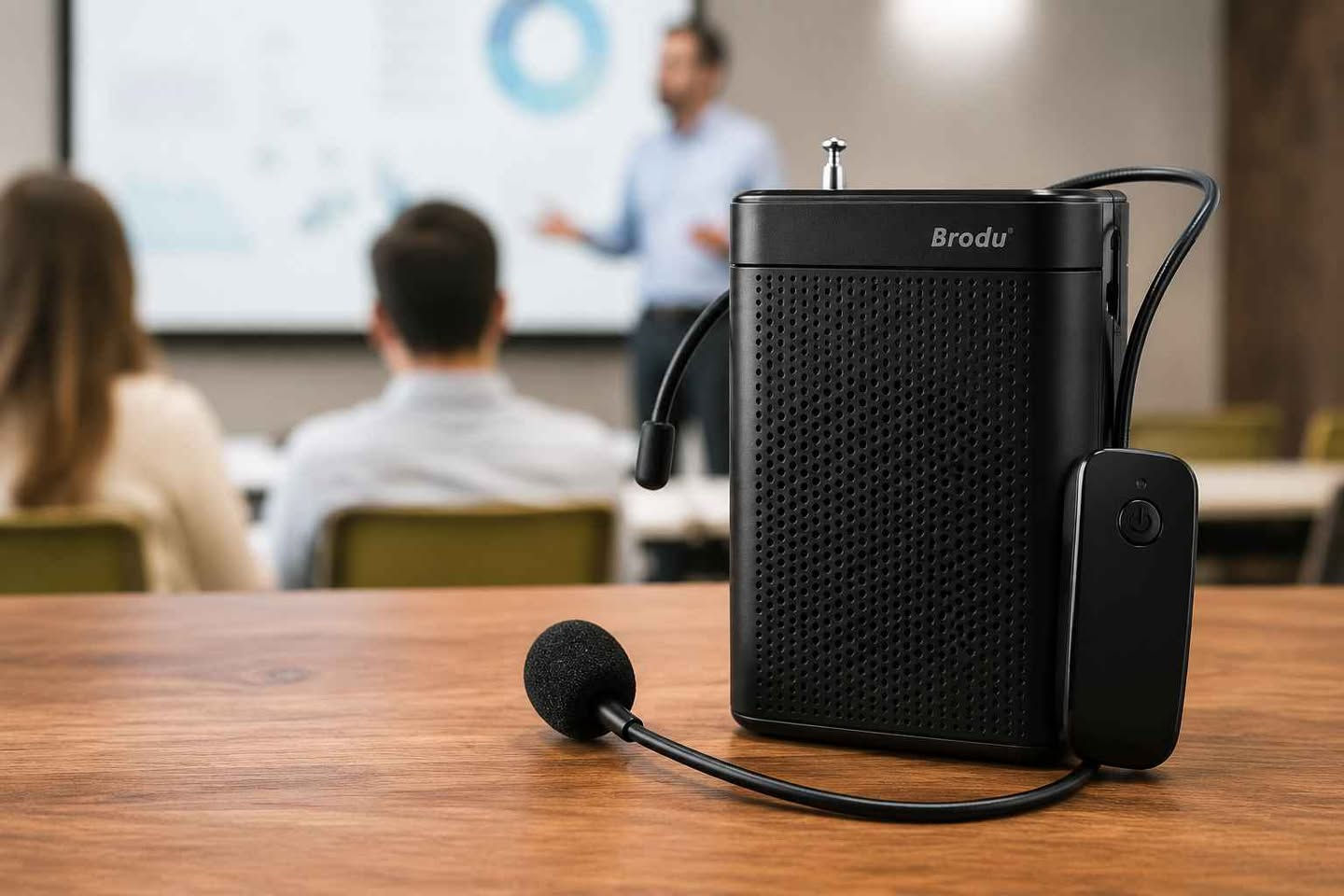 مكبر صوت محمول Brodu BTS-1383 مع مايكروفون لاسلكي وبلوتوث FM
سعره 20 الف 💝
والتوصيل لجميع المحافظات 🚛 🇮🇶 

• مكبر صوت محمول مزود بمايكروفون لاسلكي، مناسب للاستخدامات الصوتية وتشغيل الموسيقى.

• يدعم الاتصال اللاسلكي Wireless إصدار V5.1 + EDR بمدى يصل إلى 10 أمتار.

• مزود بمنفذ USB ومنفذ TF Card لتشغيل ملفات MP3 مباشرة.

• يحتوي على راديو FM مع نطاق تردد 87.5 – 108.0MHz.

• بطارية ليثيوم قابلة لإعادة الشحن بسعة 1200mAh.

• تصميم صغير الحجم مع مشبك للتثبيت وحامل هوائي (Antenna) مدمج.

• الموديل: BTS-1383
• العلامة التجارية: Brodu
• نوع المنتج: مكبر صوت محمول مع مايكروفون لاسلكي
• قدرة الخرج: 5W
• حجم وحدة السماعة: 50mm
• المقاومة: 2Ω
• استجابة التردد: 100Hz – 20KHz
• إصدار الاتصال اللاسلكي: V5.1 + EDR
• مدى الاتصال اللاسلكي: 10 متر
• اسم الاقتران: BT SPEAKER
• البروتوكول المدعوم: A2DP
• دعم USB وTF Card حتى: 32GB
• نطاق راديو FM: 87.5 – 108.0MHz
• سعة البطارية: 1200mAh
• نوع البطارية: Li-ion
• مؤشر شحن: نعم
• جهد الشحن: DC 5V

محتويات العلبة:
• مكبر الصوت Brodu BTS-1383
• مايكروفون لاسلكي
• كابل شحن بغداد, العراق


**إذا كنت صاحب هذا الإعلان وتريد حذفه لأي سبب، رجاءا أرسل رسالة إلى الدعم الفني**