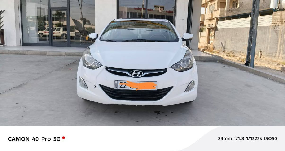 🚗 للبيع – هيونداي إلنترا 2014 خليجي 
هيونداي النترا خليجي فول موصفات عدا البصمه رقم (اربيل)  
🔹 الموديل: 2014
🔹 المنشأ: خليجي
🔹 المحرك: 1800 
🔹 القير: أوتوماتيك  AT  6 نمرة
✨ المميزات:
✔️ فتحة سقف
✔️ إشارات بالمرايا
✔️ شاشة بالمراة 
✔️ داخلية لونين (صاجي وعسلي)
✔️ السيارة جاهزة للفحص وشرط
📌الملاحظات.. تبديل باب اليمين وقبغ الصندوق. 
💬📍 العنوان: الموصل
📞 رقم الاتصال ***********
