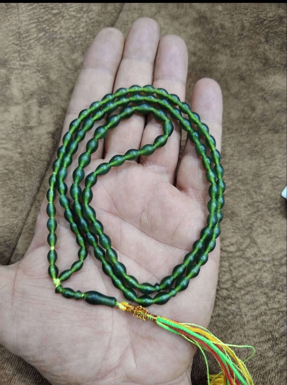 📿لون زمردي من مدينة حصاراك📿
باي زهر افغاني 101خرزة
بغداد المشتل 
واتساب***********
