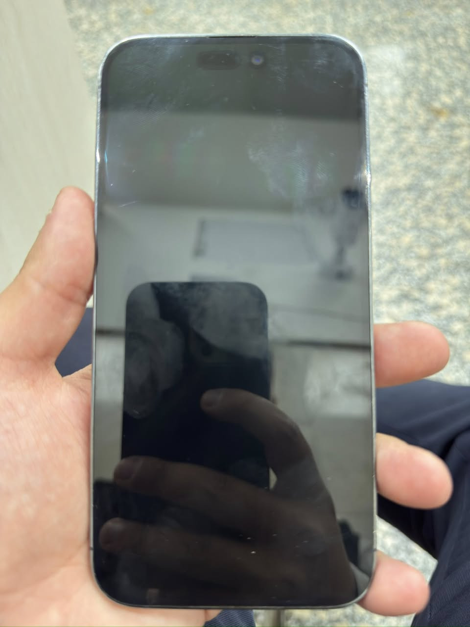 ايفون 14 برو ماكس
شرق اوسط 
نظيف جداً 
بذاكرة 256 
بطارية 84% 
ووتر بروف 
كامل ملحقات 
العنوان بغداد 
السعر : 875 الف .

للأستفسار : 
***********
